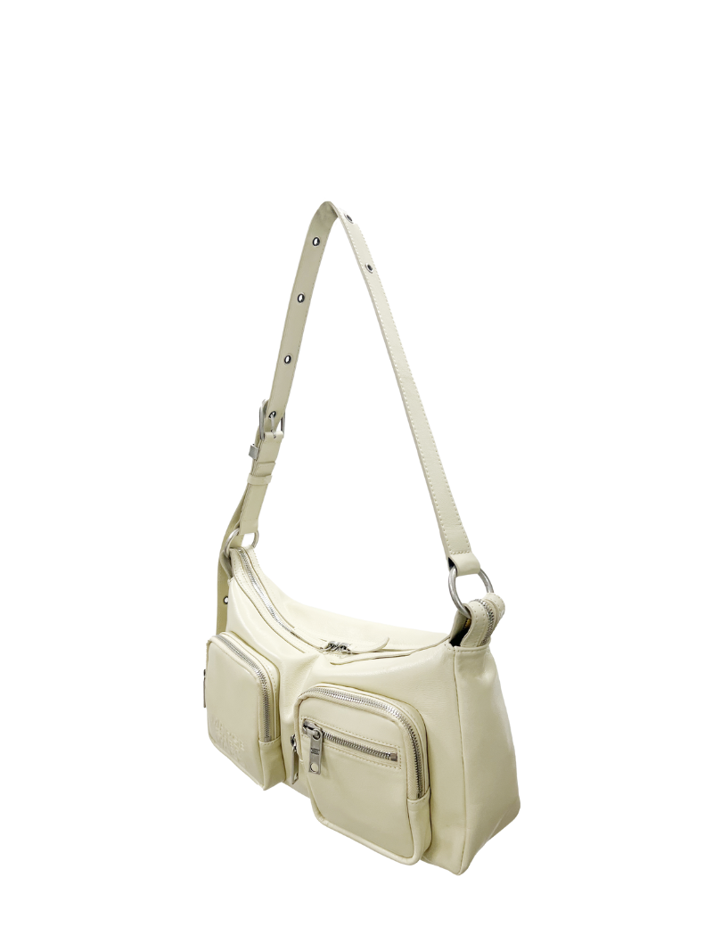 Outpocket Hobo blond wood glossy plain - Ferent Bags 