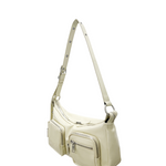 Outpocket Hobo blond wood glossy plain - Ferent Bags 
