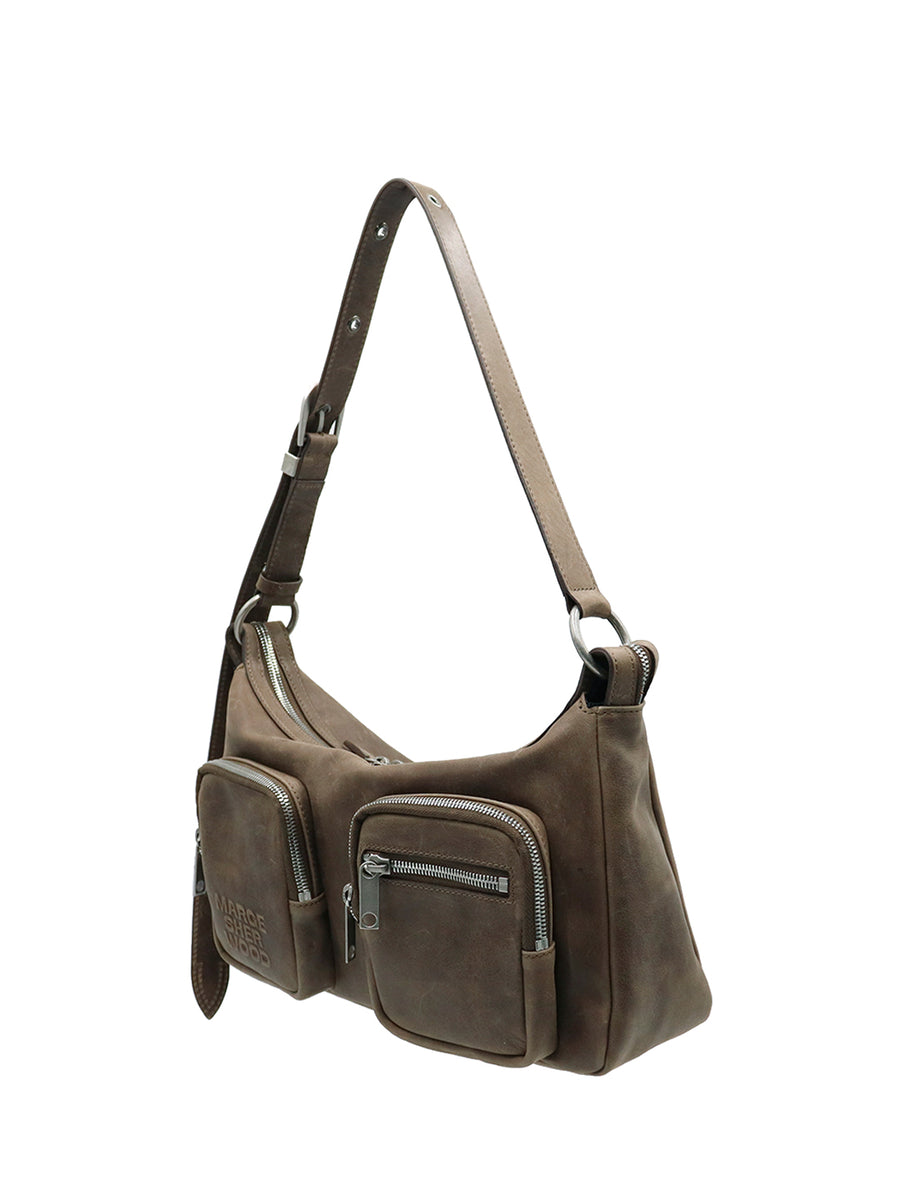 Outpocket Hobo washed brown pullup