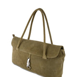 Palma sage green suede