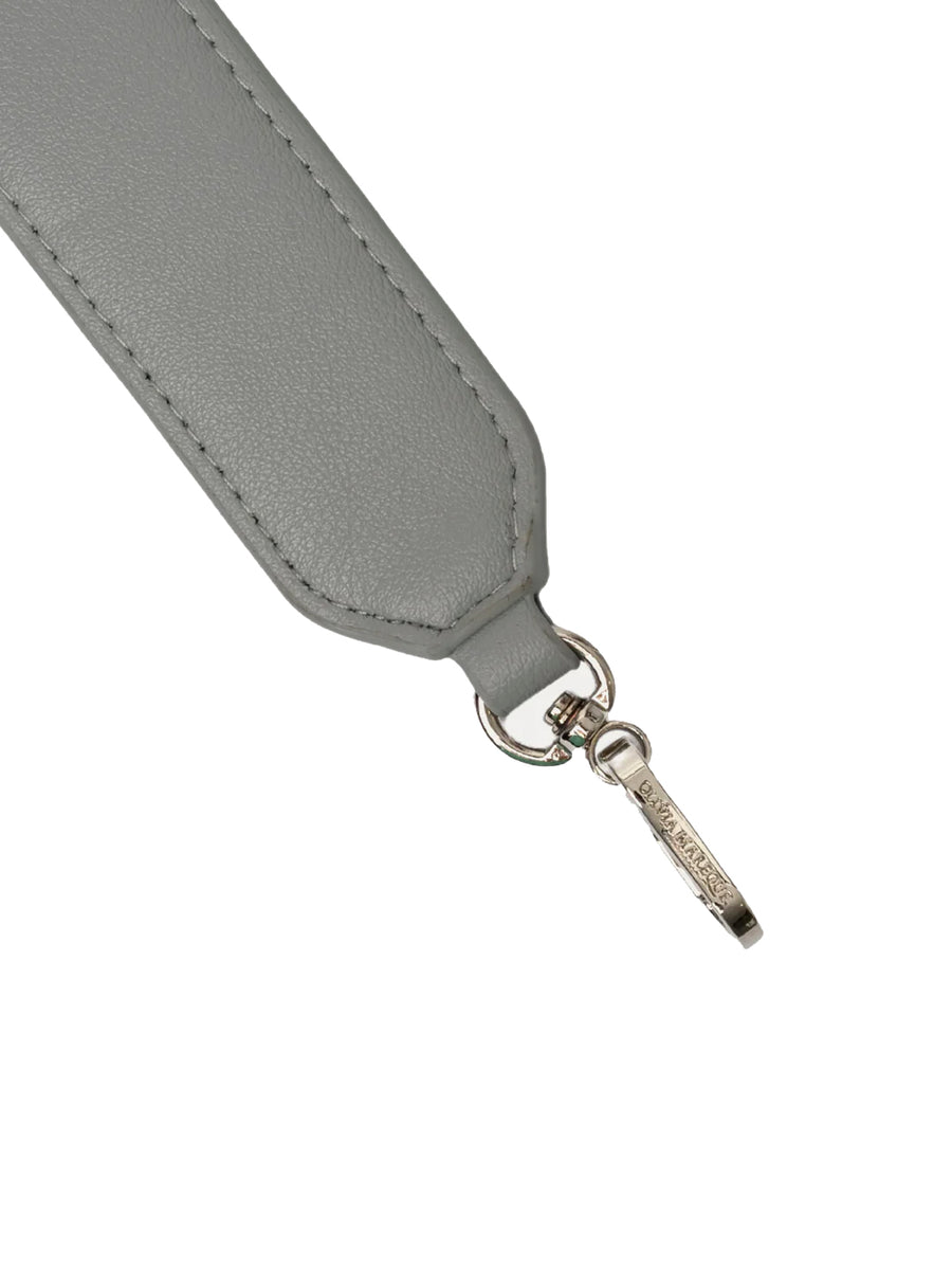 Gray leather strap