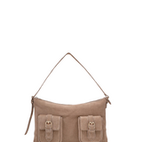 Rachel Suede beige w.gold