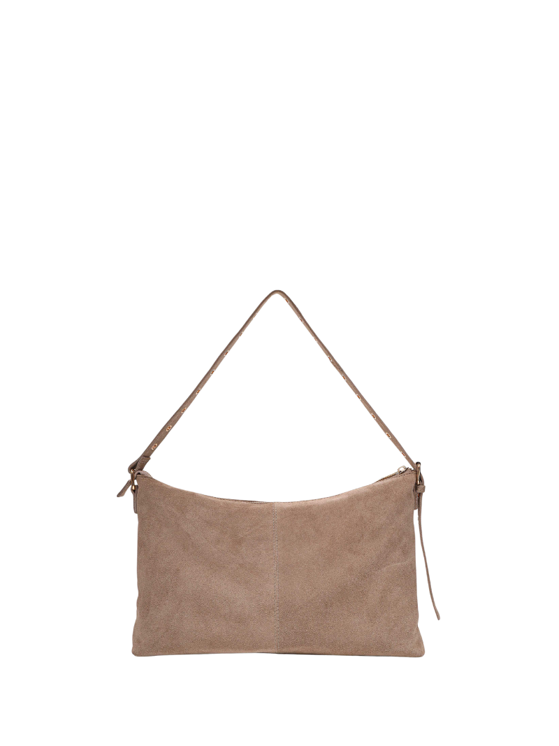 Rachel Suede beige w.gold - Ferent Bags 