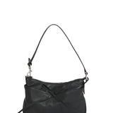 Ribbon Pochette black soft nappa