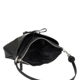 Ribbon Pochette black soft nappa