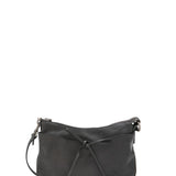 Ribbon Pochette grey semi vegetable