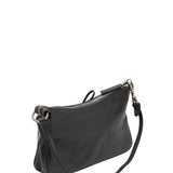 Ribbon Pochette grey semi vegetable