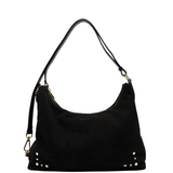 Rio Suede black w. gold