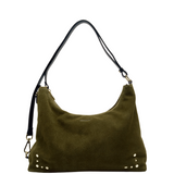 Rio Suede dark olive w. gold
