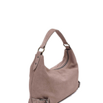 Rio Suede sand w. antique silver - Ferent Bags 