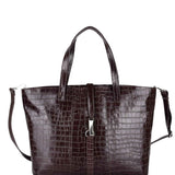 Robin Totebag brown croc