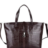 Robin Totebag brown croc