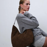 Rozzano Mindy braided chocolate