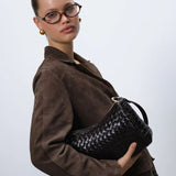 Salerno shoulder bag Eleonora dark brown