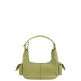 Sally Small Pocket Cozy green w. gold