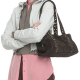 Shell duffel suede mocha eyelets