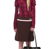 Shoulder Brocle suede mocha combi