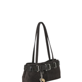 Shoulder Brocle mini suede mocha combi