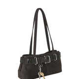 Shoulder Brocle mini suede mocha combi