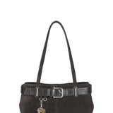 Shoulder Brocle mini suede mocha combi