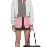 Shoulder Brocle suede mocha eyelets