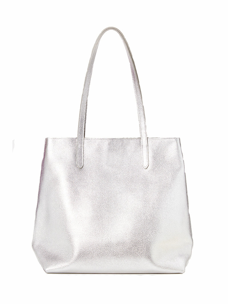Everything silver tote