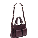 Small Cher Bag Florence bordeaux w. gold