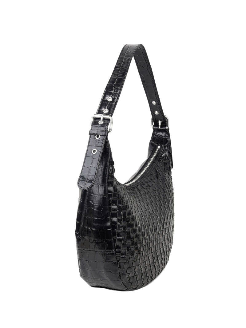 Small Stella Texas braided black - Ferent Bags 