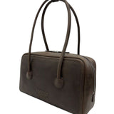 Soft Boston washed brown embossed