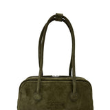 Soft Boston EW dark olive suede