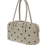 Soft Boston small blond wood printed suede