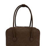 Soft Boston small milk brown nubuck