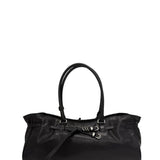 Soft Grandma shoulder black washed nappa