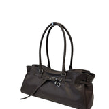 Soft Grandma shoulder taupe washed nappa