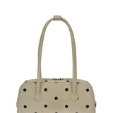 Soft Boston EW blond wood printed suede