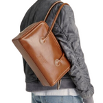 Soft Boston brown crinkle - Ferent Bags 