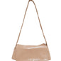 Triangle Messenger Bag crushed patent sand - Ferent Bags 