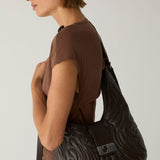 Vixen brown leather padded bag
