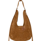 Vixen camel suede bag
