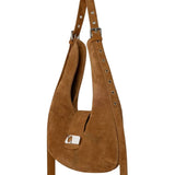 Vixen camel suede bag