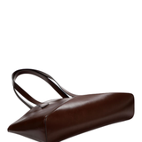 Arco Tote Chocolate creased leather