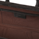 Boat Wide mini suede mocha stud