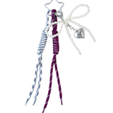 Bow charm purple