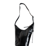 Bucket crushed patent black