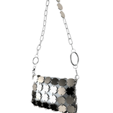 Ch Acero + cadena combinada metal + funda plata