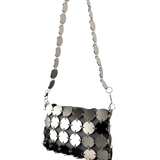 Bolso Ch Acero + Cadena larga + Funda gris