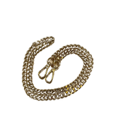 Chain wide strap gold