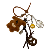 Charm Tennis Bear