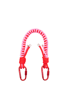 Correa nylon roja y rosa - Ferent Bags 
