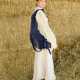 D bag azul boho + asa lisa